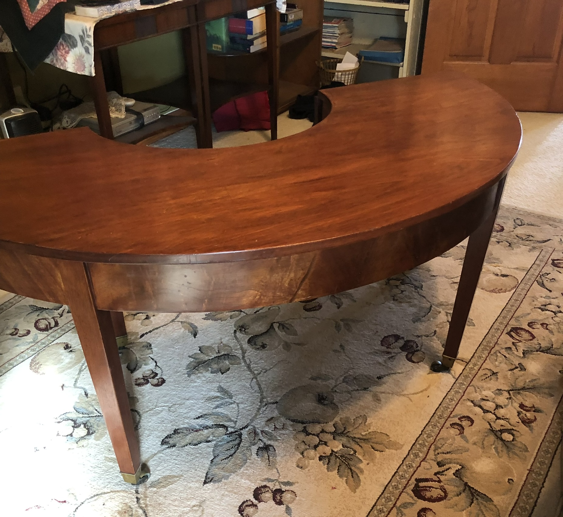 Photo of English Fox Hunt Table in Mahogany wood  circa 20th century